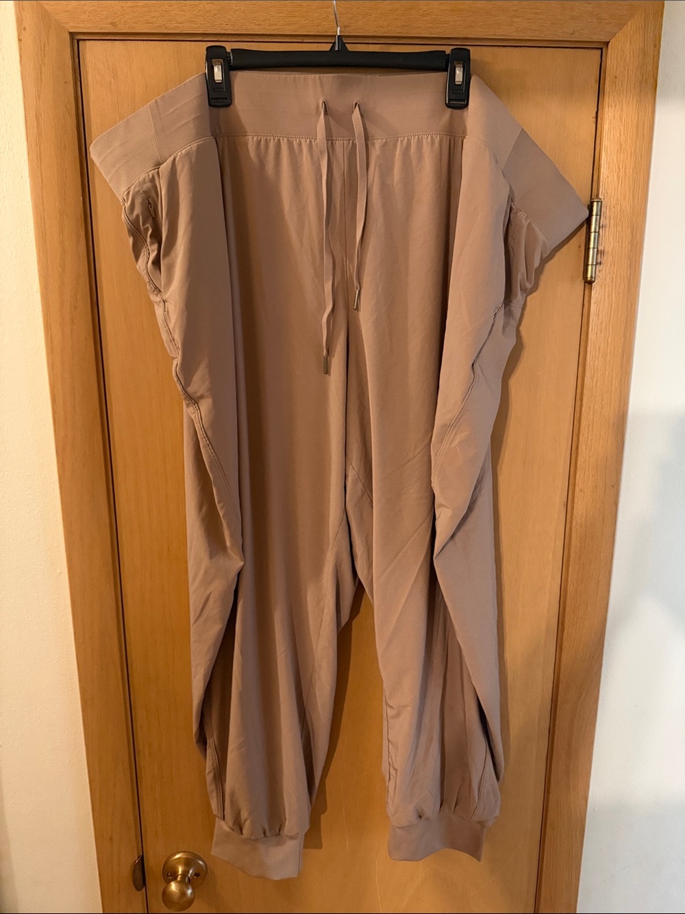 All in Motion Women’s Lined Jogger Pants - Taupe Brown Plus Size 4X